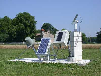 Image of a sunphotometer part of the AERONET network