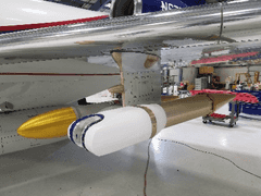 MTHP Canister Installed on the Gulfstream-V