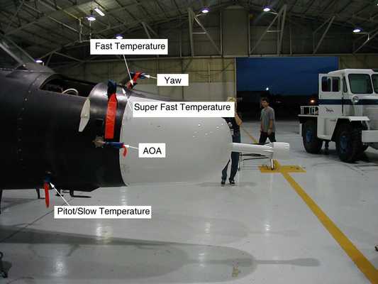 MMS probes on the WB-57