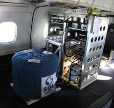 Image of a gravimeter during OIB