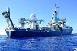 Image of R/V Knorr during SPURS