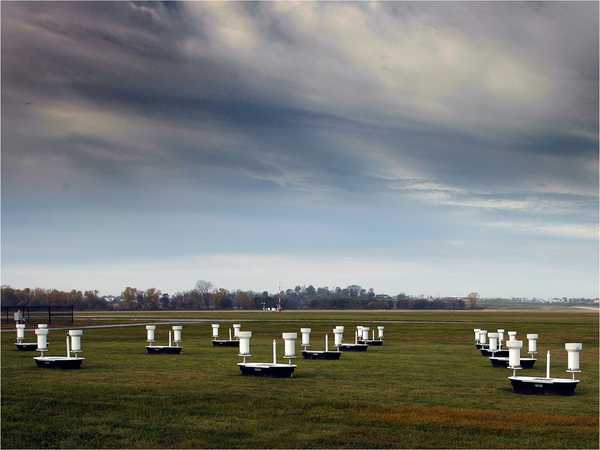 Field site of rain gauges and soil moistures sensors from the IFloodS campaign