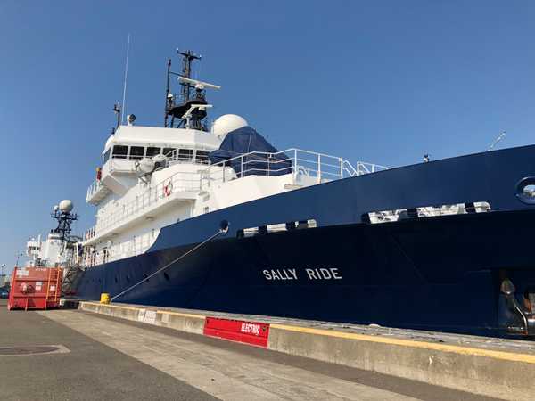 Image of the Sally Ride during the EXPORTS campaign