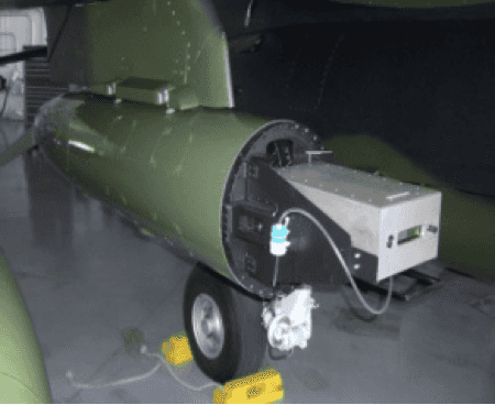 Image of the O3 Monitor on the Alpha Jet