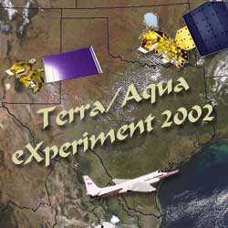 Logo for the Terra/Aqua Experiment 2002